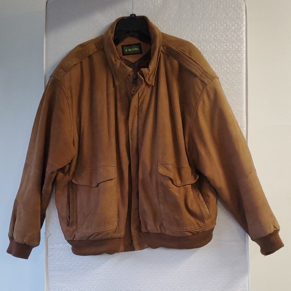 MENS Brown Suede Jacket